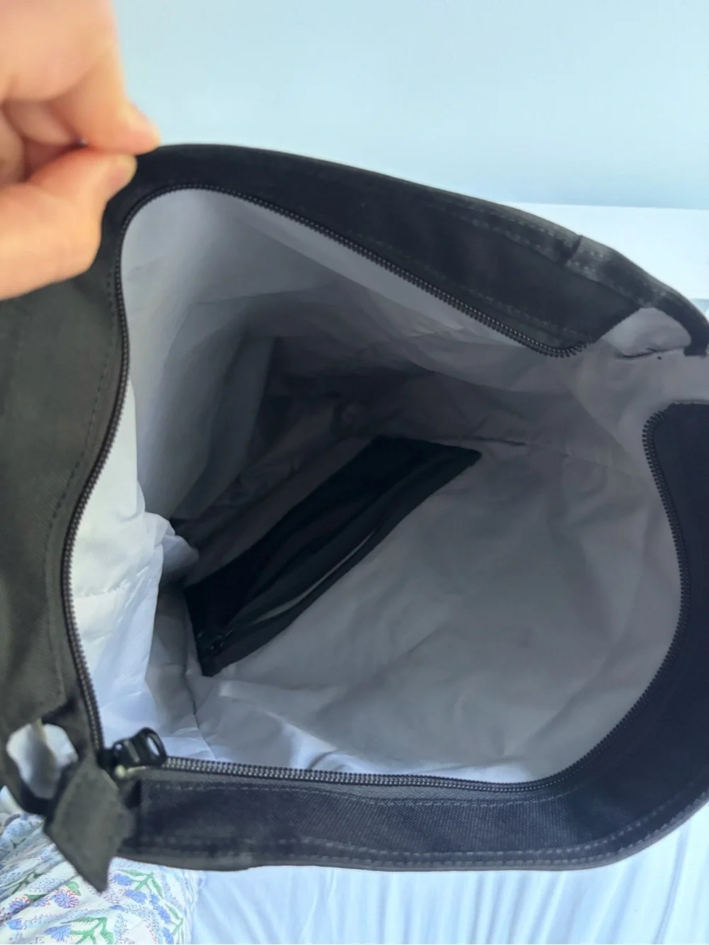 Sandqvist Medium Icon Black Roll-Top Backpack